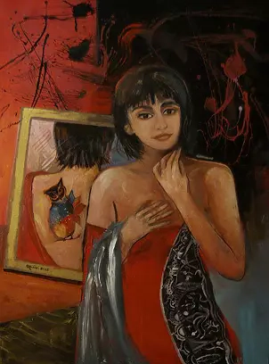 Michał Ogiński - Woman with owl