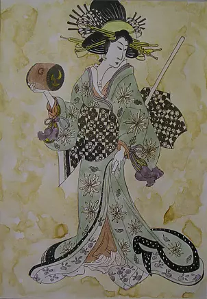   - The woman with the mysterious poodle