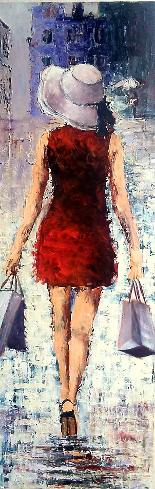Filip Łoziński - Woman with shopping