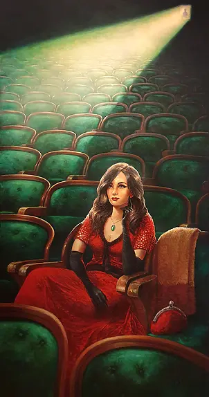 Krzysztof Krawiec - Femme à l'émeraude