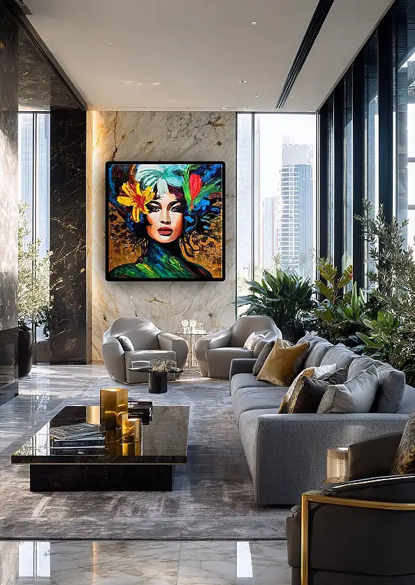 Emma Chodorowska - "Donne tra i fiori 1"