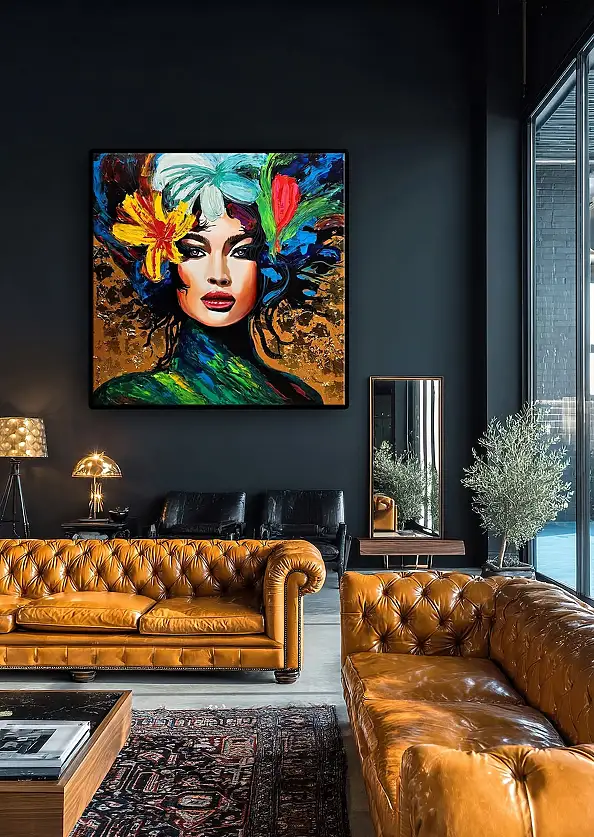 Emma Chodorowska - "Donne tra i fiori 1"