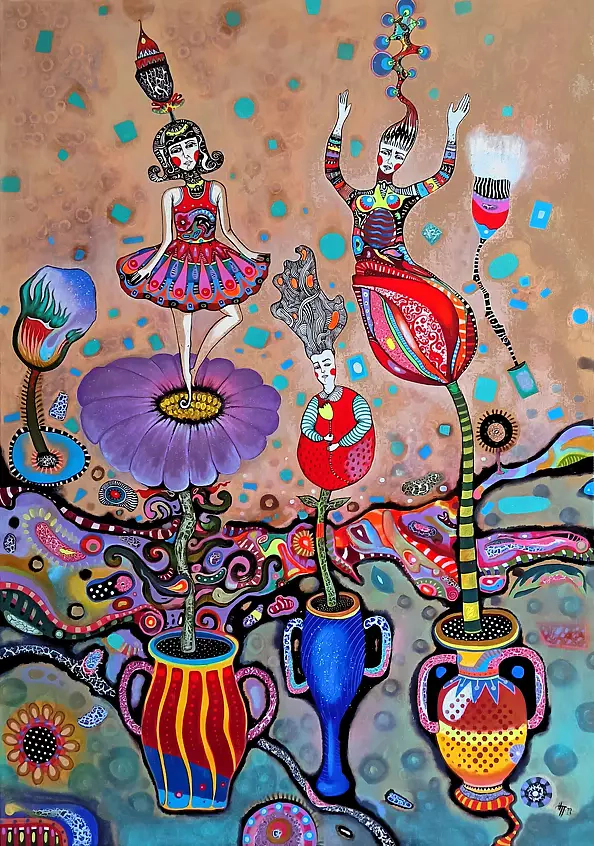 Natalia Pastuszenko - Flower women