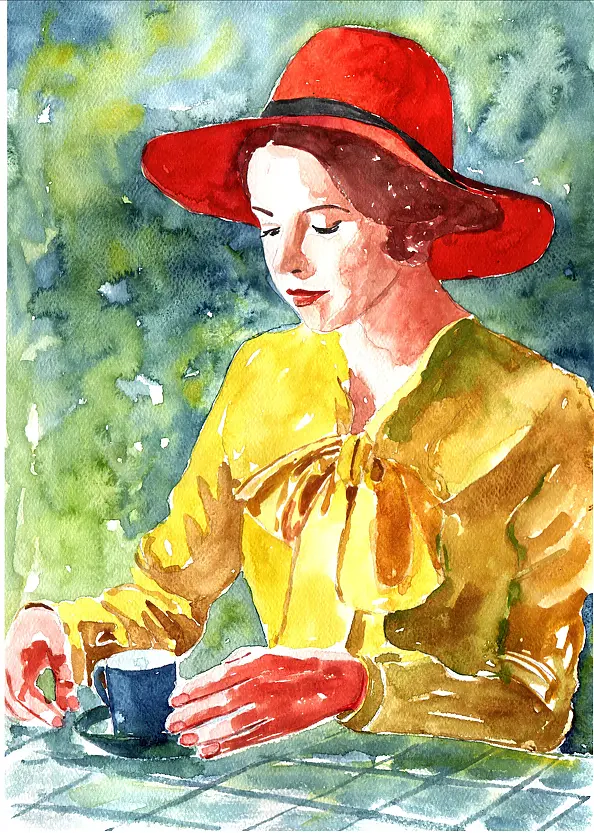 Joanna Małoszczyk - Woman in the cafe 19/2023