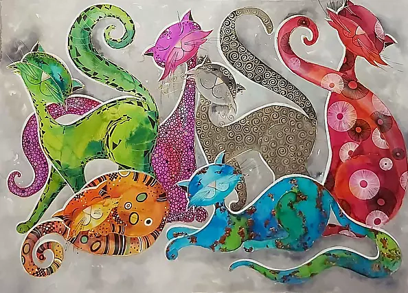 Iwona Wierkowska-Rogowska - The cat's paws