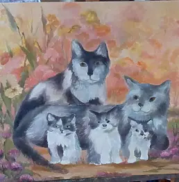 Agata Mazuś - Cat family