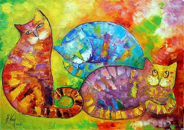 Anna Wach - Cat's siesta