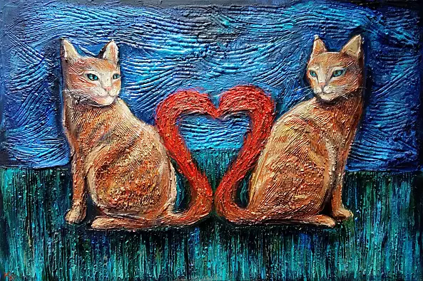 Krystyna PALCZEWSKA - Kocie Walentynki
