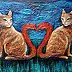 Krystyna PALCZEWSKA - Cat's Valentine's Day