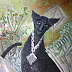 Elżbieta Goszczycka - Black oriental cat