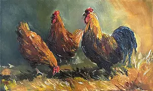   - Hahn und Hühner