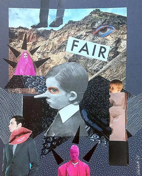 Marcin Waśka - "Fair" collage