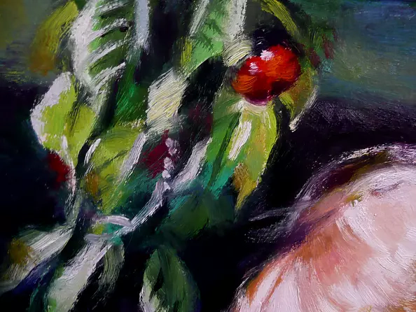 Barbara Gulbinowicz - Cherry earrings III