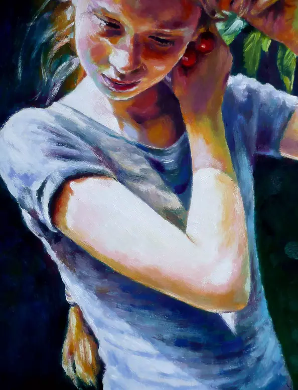 Barbara Gulbinowicz - Cherry earrings III