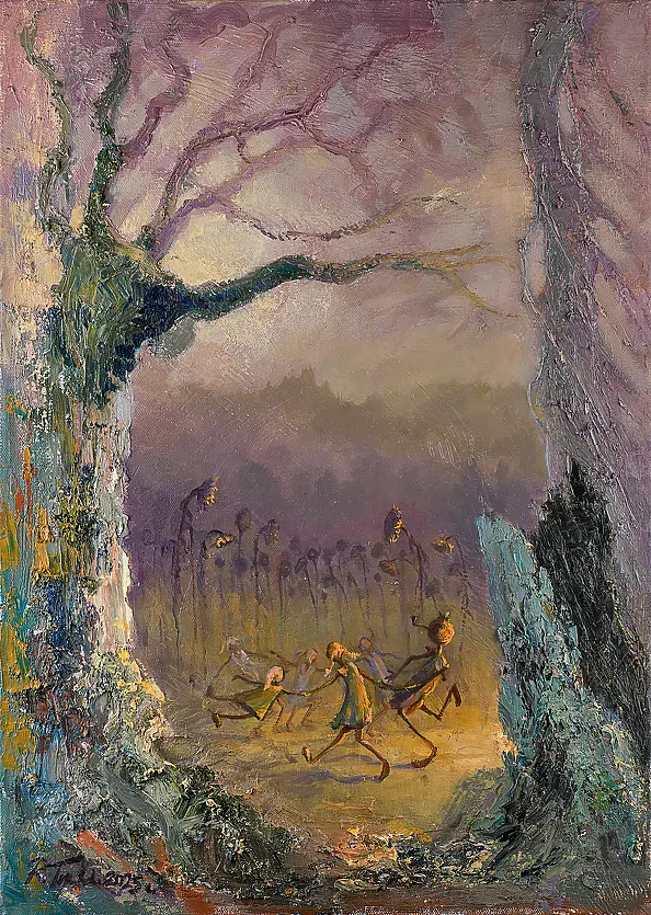 Ryszard Tyszkiewicz - A square circle... from the series - Nursery rhymes