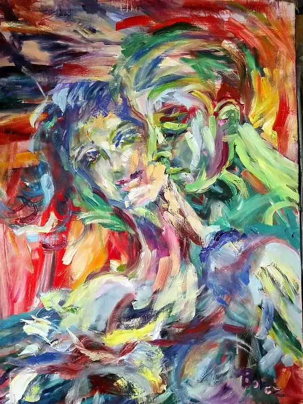 Anna Borcz - Colorful couple