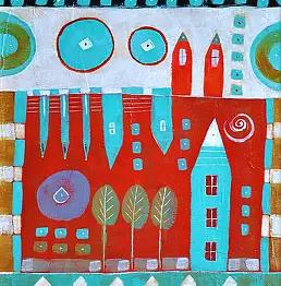 Małgorzata Śrutkowska Felińska - Colourful houses