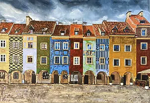Justyna Kotula - "Colorful tenement houses"