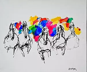 Bogusław Lustyk - Kolorowe konie