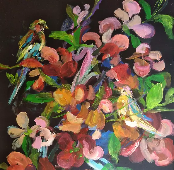 Anna Borcz - Kolorowe ptaki