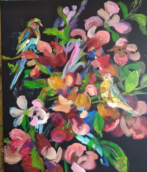 Anna Borcz - Kolorowe ptaki