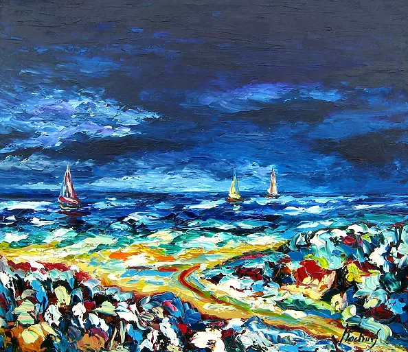 Jerzy Stachura - colored edge