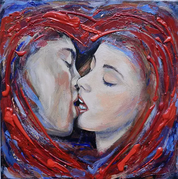 Krystyna PALCZEWSKA - A colorful kiss