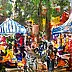 Bernadeta Nowak - mercati colorati in una piccola città
