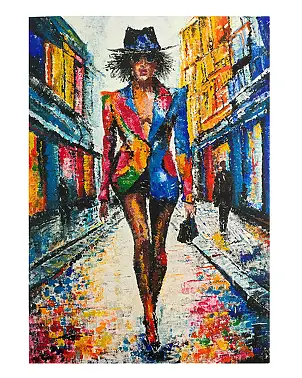 Grzegorz Zalewski, Farben der Stadt, Acrylgemälde - Leinwand, 70 x 100