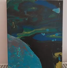 Joanna Malinowska, Кометоиды, Акрилова картина - холст, 24 x 30