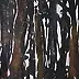 Ewa Mościszko, Komozycja pt.Swiatlo lasu, Obraz akrylowy - płótno, 75 x 55