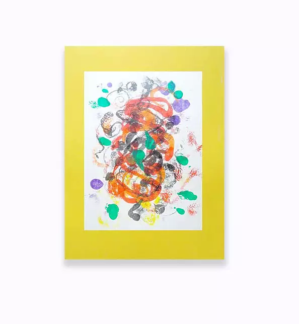 Anna Skowronek - Kompozycja  14 - abstrakcja grafika