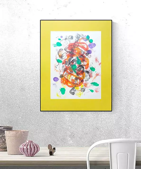 Anna Skowronek - Kompozycja  14 - abstrakcja grafika