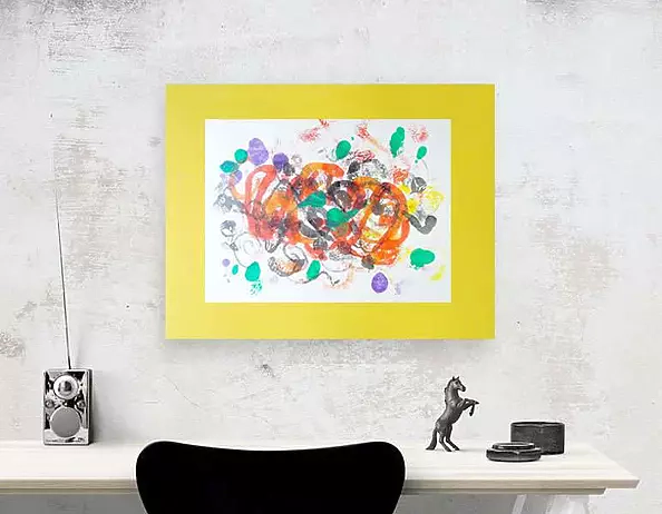 Anna Skowronek - Kompozycja  14 - abstrakcja grafika