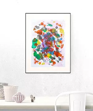 Anna Skowronek - Kompozycja  5 - abstrakcja grafika