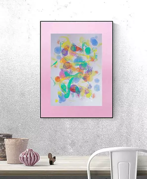 Anna Skowronek - Kompozycja abstrakcja - grafika