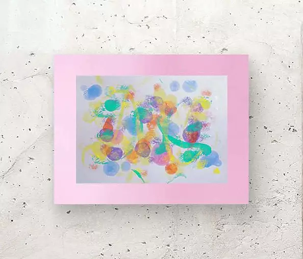 Anna Skowronek - Kompozycja abstrakcja - grafika