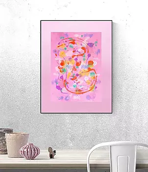 Anna Skowronek - Kompozycja abstrakcyjna - grafika