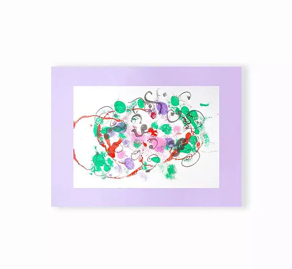 Anna Skowronek - Kompozycja abstrakcyjna - grafika