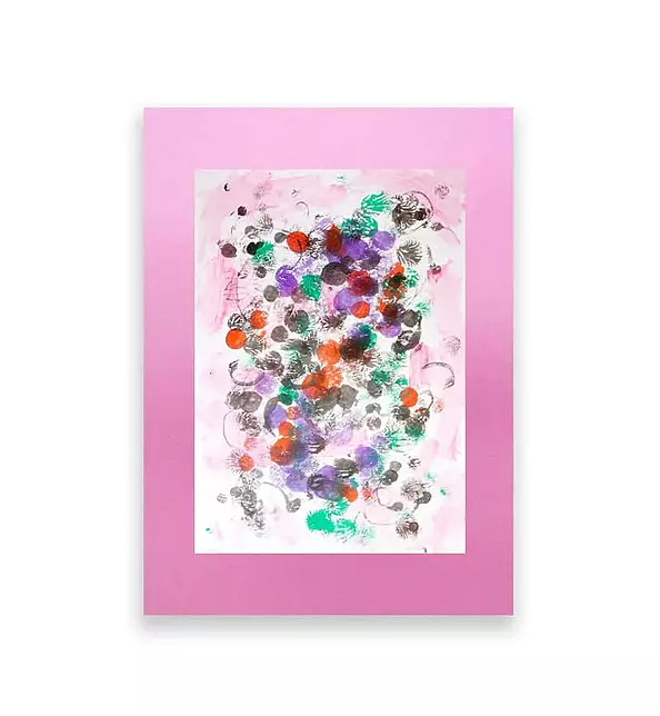 Anna Skowronek - Kompozycja abstrakcyjna - grafika