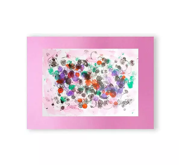 Anna Skowronek - Kompozycja abstrakcyjna - grafika