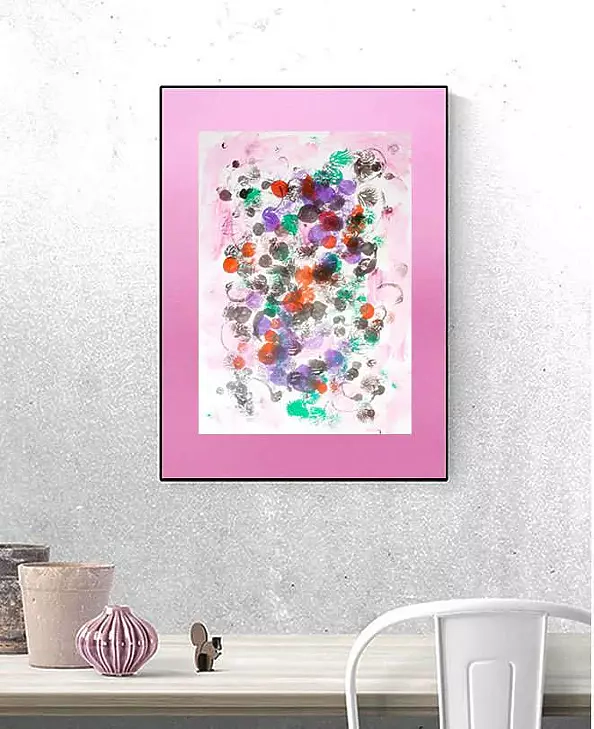 Anna Skowronek - Kompozycja abstrakcyjna - grafika