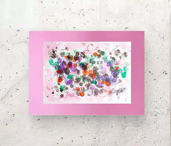 Anna Skowronek - Kompozycja abstrakcyjna - grafika