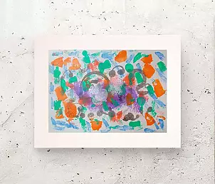 Anna Skowronek - Kompozycja abstrakcyjna - grafika