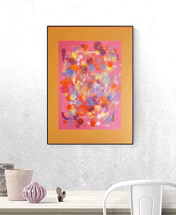 Anna Skowronek - Kompozycja abstrakcyjna - grafika