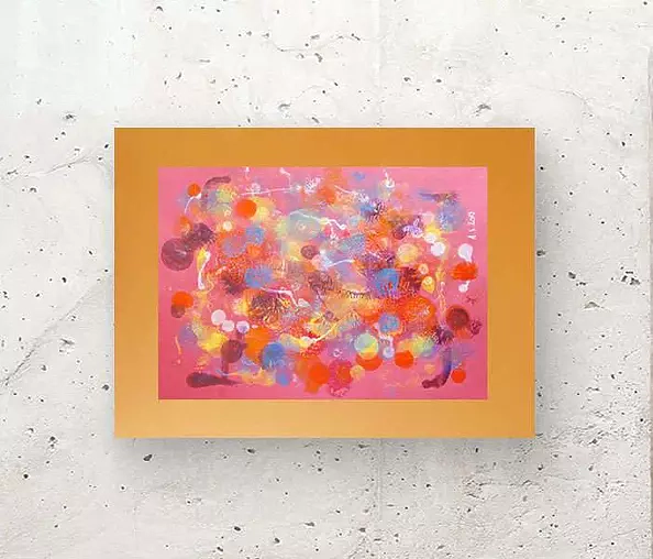 Anna Skowronek - Kompozycja abstrakcyjna - grafika