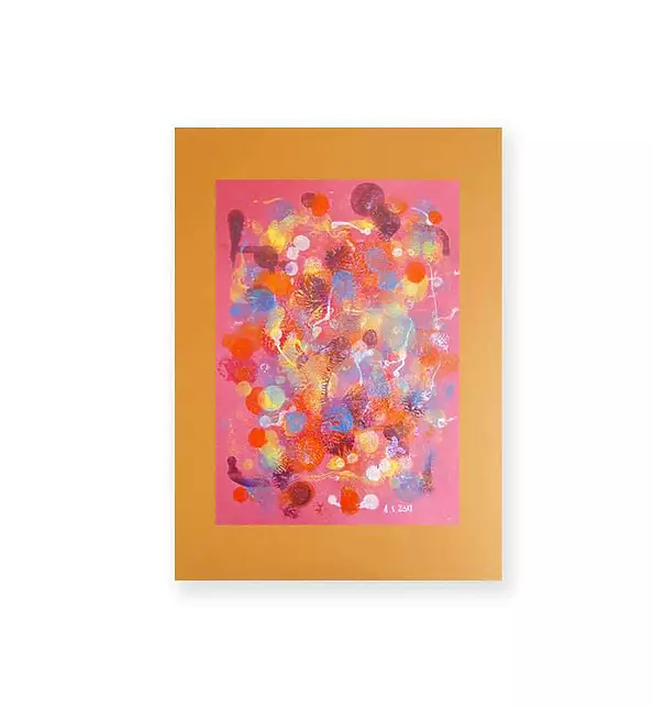 Anna Skowronek - Kompozycja abstrakcyjna - grafika