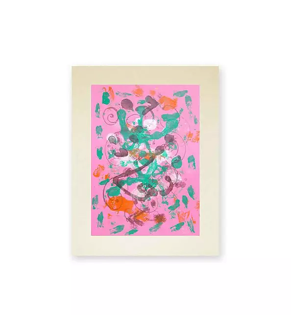 Anna Skowronek - Kompozycja abstrakcyjna - grafika