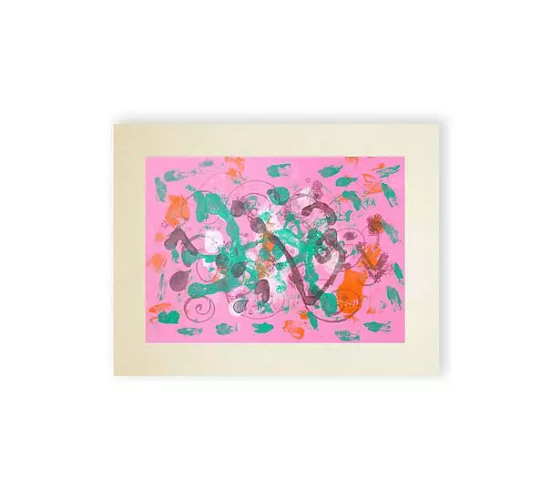 Anna Skowronek - Kompozycja abstrakcyjna - grafika