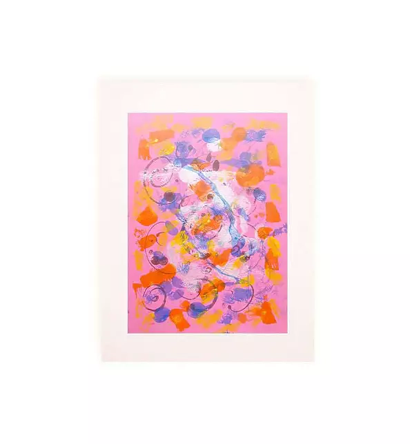 Anna Skowronek - Kompozycja abstrakcyjna - grafika